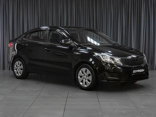 2012 Kia Rio III, чёрный, 719000 рублей, вид 1