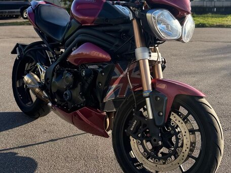 2012 Triumph Speed Triple, красный, 490000 рублей, вид 1