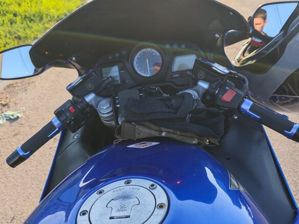 2002 Honda CBR 1100 XX, синий, 370000 рублей - вид 5