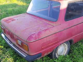 1992 ЗАЗ 968 М, красный, 50000 рублей, вид 3