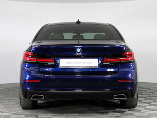 2021 BMW 5 серии 530d VII (G30/G31/G38) Рестайлинг, синий, 4000000 рублей, вид 5