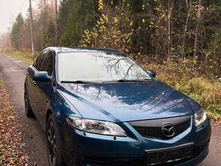 2007 Mazda 6 I (GG) Рестайлинг, синий, 720000 рублей, вид 4