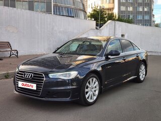 2016 Audi A6 IV (C7) Рестайлинг, синий, 2000000 рублей, вид 2