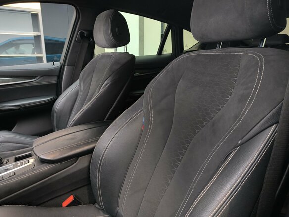 2018 BMW X6 30d II (F16), голубой, 4650000 рублей - вид 34