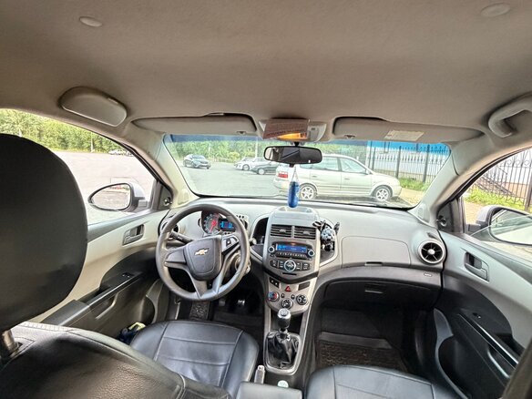 2012 Chevrolet Aveo II, серебристый, 450000 рублей - вид 7