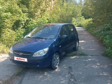 2010 Hyundai Getz I Рестайлинг, синий, 450000 рублей, вид 1