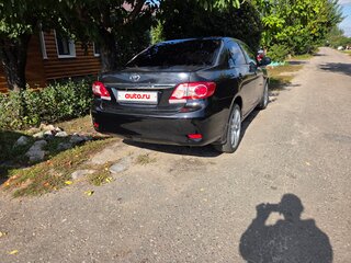 2012 Toyota Corolla X (E140, E150) Рестайлинг, чёрный, 650000 рублей, вид 2