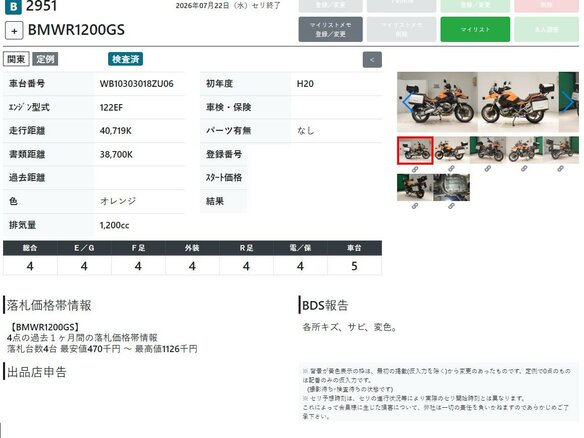 2007 BMW R 1200 GS, жёлтый, 755000 рублей - вид 11