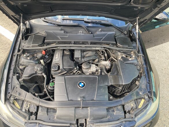 2008 BMW 3 серии 320i V (E90/E91/E92/E93), чёрный - вид 17