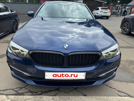 2018 BMW 5 серии 520d xDrive VII (G30/G31/G38), синий, 2259000 рублей, вид 5