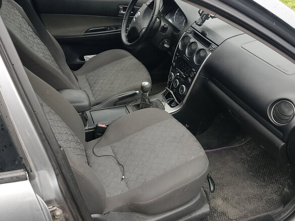 2002 Mazda 6 I (GG), серый, 310000 рублей - вид 3