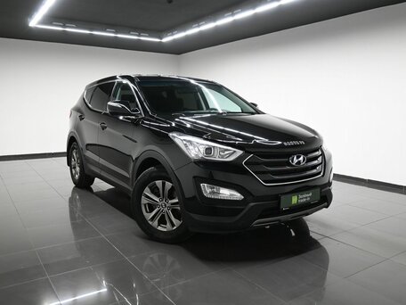 2013 Hyundai Santa Fe III, чёрный, 1595000 рублей, вид 5