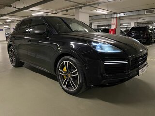 2021 Porsche Cayenne Turbo III, чёрный, 14790000 рублей, вид 3