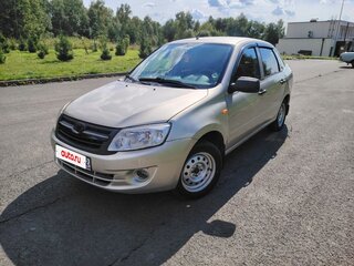 2013 Lada (ВАЗ) Granta I, бежевый, 365000 рублей, вид 1