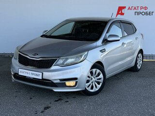 2016 Kia Rio III Рестайлинг, серебристый, 997000 рублей, вид 1