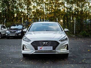 2018 Hyundai Sonata VII (LF) Рестайлинг, белый, 1650000 рублей, вид 3