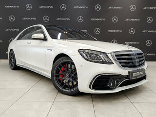 2019 Mercedes-Benz S-Класс AMG 63 AMG Long III (W222, C217) Рестайлинг, белый, 7400000 рублей, вид 3