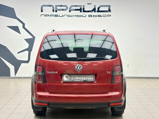 2008 Volkswagen Touran Cross I Рестайлинг, красный, 684000 рублей, вид 4