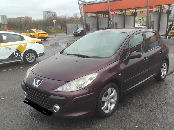 2006 Peugeot 307 I Рестайлинг, фиолетовый, 300000 рублей