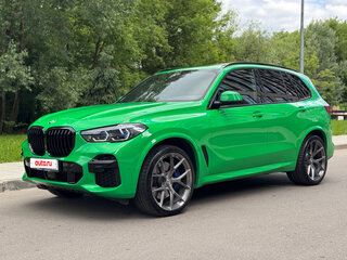 2021 BMW X5 40d IV (G05/G18), зелёный, 8900000 рублей, вид 1