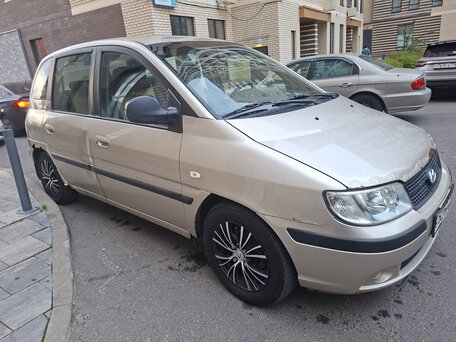 2008 Hyundai Matrix I Рестайлинг, бежевый, 196000 рублей, вид 2