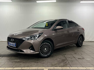 2020 Hyundai Solaris II Рестайлинг, коричневый, 1420000 рублей, вид 1