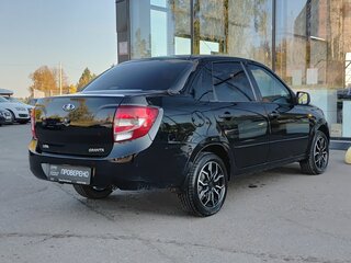 2013 Lada (ВАЗ) Granta I, чёрный, 469000 рублей, вид 5
