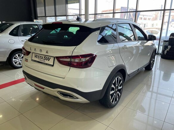 2025 Lada (ВАЗ) Vesta SW Cross I Рестайлинг (NG), белый - вид 5