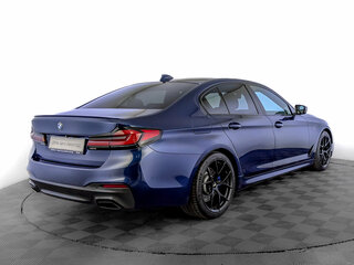 2019 BMW 5 серии 540d xDrive VII (G30/G31/G38), синий, 5261600 рублей, вид 5