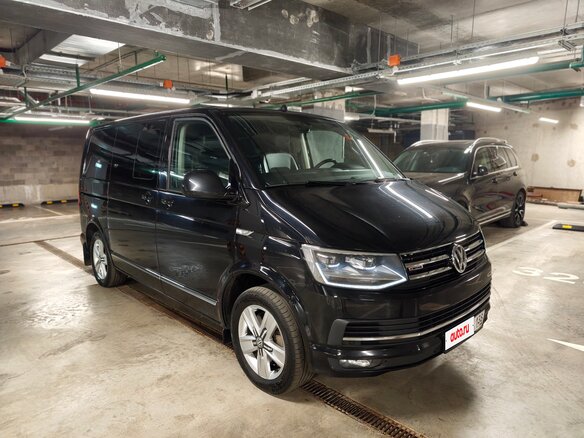 2017 Volkswagen Multivan T6, чёрный - вид 2