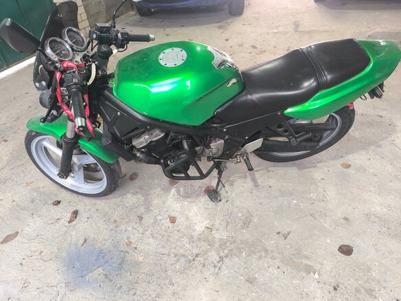 1989 Honda CB-1, зелёный, 185000 рублей