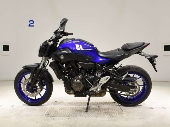 2017 Yamaha MT-07 (FZ-07), синий, 655000 рублей - вид 5