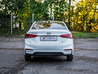 2018 Hyundai Solaris II, белый, 1270000 рублей, вид 4