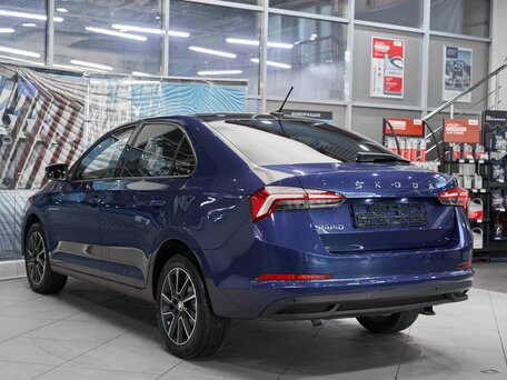 2022 Skoda Rapid II, синий, 1499000 рублей, вид 4