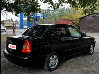 2006 Hyundai Accent ТагАЗ II, чёрный, 430000 рублей, вид 2