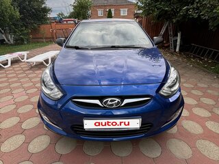 2013 Hyundai Solaris I, синий, 560000 рублей, вид 2