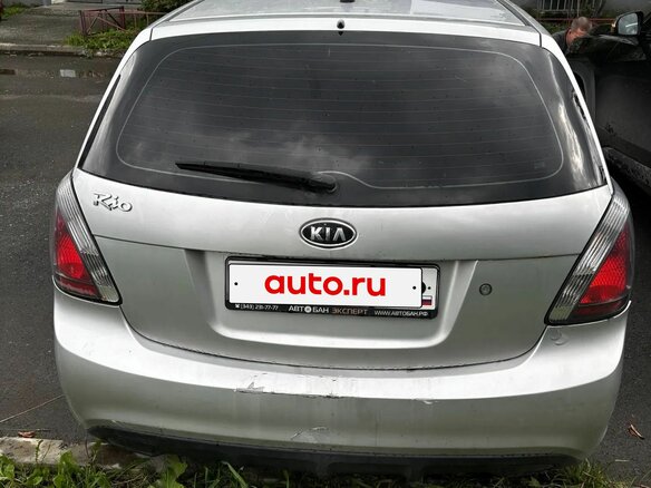 2010 Kia Rio II Рестайлинг, серый - вид 5