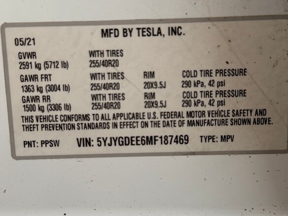 2021 Tesla Model Y Long Range Dual Motor I, белый, 1900000 рублей - вид 12