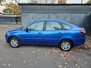 2019 Lada (ВАЗ) Granta I Рестайлинг, синий, 690000 рублей, вид 4