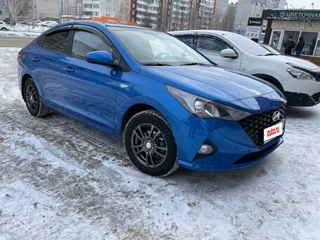 2020 Hyundai Solaris II Рестайлинг, синий, 1480000 рублей, вид 1