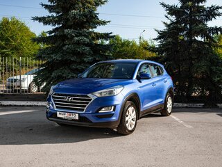 2019 Hyundai Tucson III Рестайлинг, синий, 1950000 рублей, вид 3