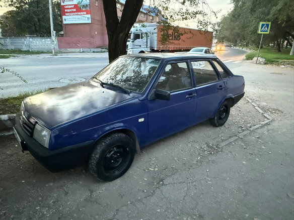 1997 Lada (ВАЗ) 21099, синий, 40000 рублей - вид 1