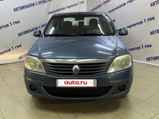 2013 Renault Logan I Рестайлинг, синий, 430000 рублей, вид 2