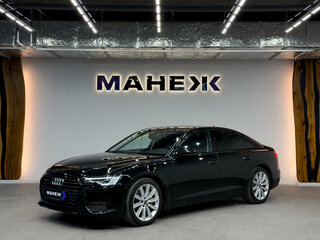2021 Audi A6 45 TFSI V (C8), чёрный, 3890000 рублей, вид 3