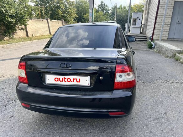 2015 Lada (ВАЗ) Priora I Рестайлинг, чёрный, 615000 рублей - вид 9