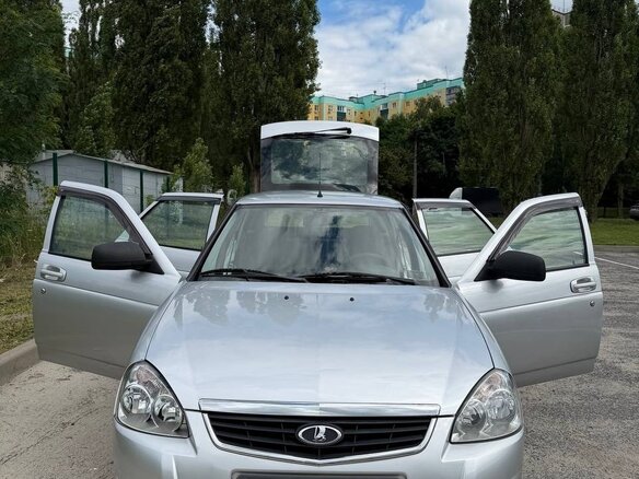 2012 Lada (ВАЗ) Priora I, серебристый, 500000 рублей - вид 1