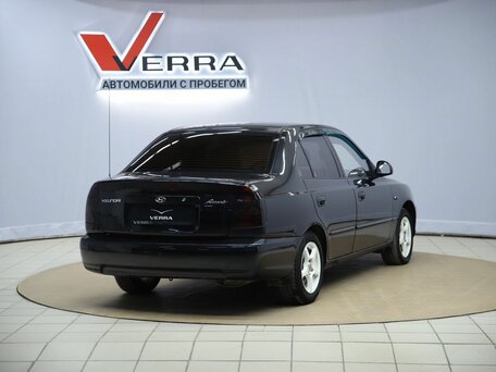 2007 Hyundai Accent ТагАЗ II, чёрный, 270000 рублей, вид 5