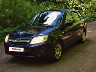 2016 Lada (ВАЗ) Granta I, синий, 590000 рублей, вид 4