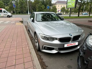 2017 BMW 4 серии 430i xDrive F32/F33/F36 Рестайлинг, серебристый, 2200000 рублей, вид 4