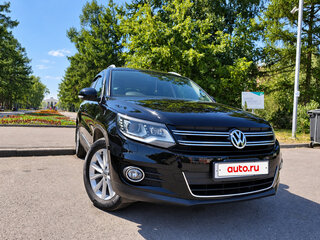 2013 Volkswagen Tiguan I Рестайлинг, чёрный, 1290000 рублей, вид 2